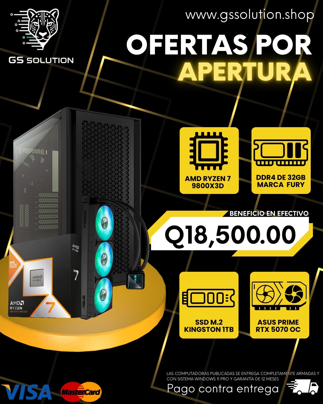 Computadora Gamer Ryzen 7/5070