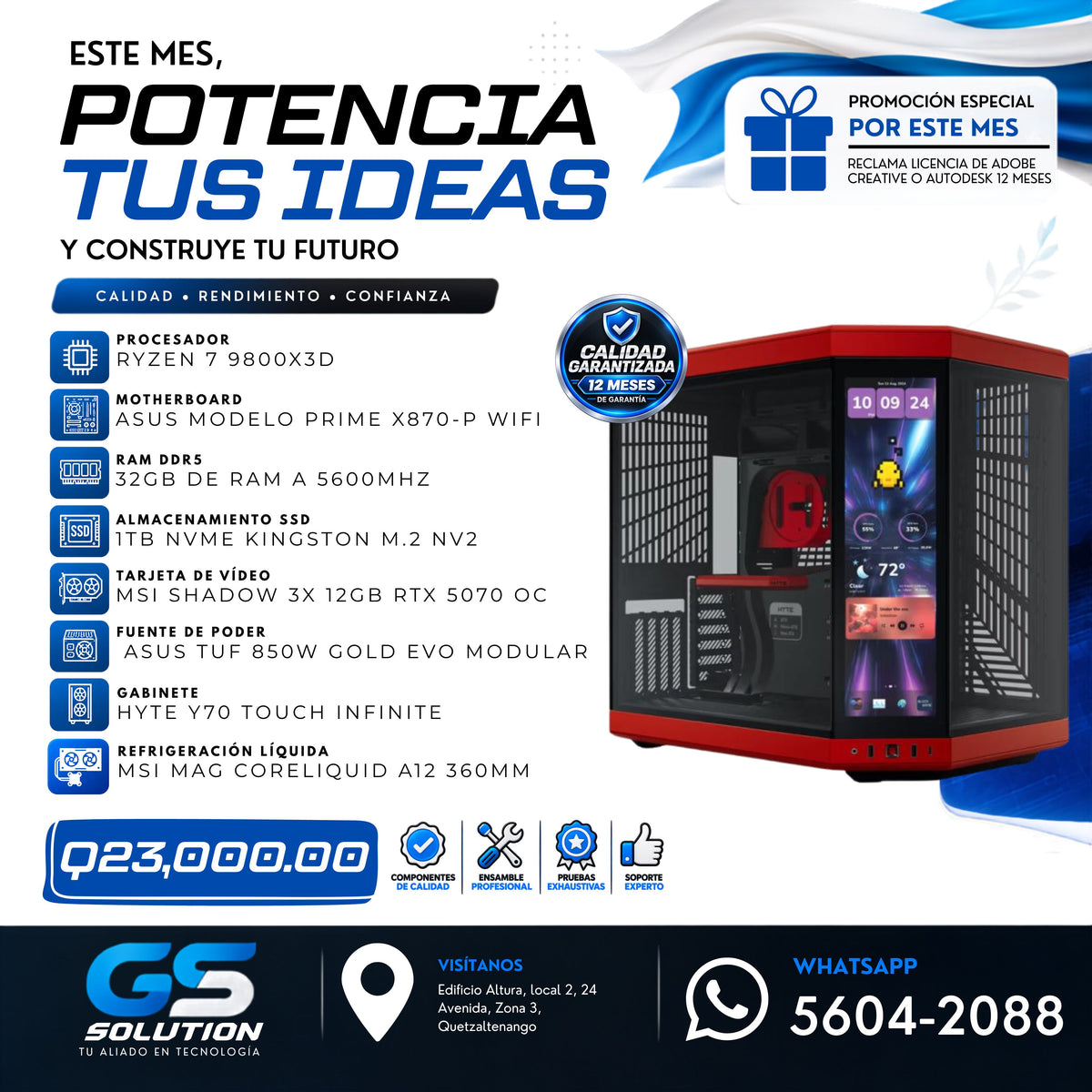 COMPUTADORA GAMA ULTRA RYZEN 7