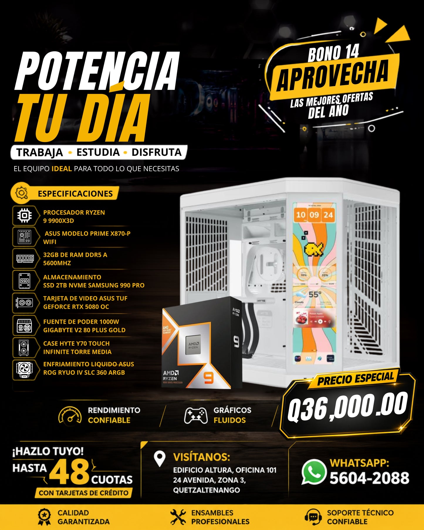 COMPUTADORA DE SUPER GAMA ALTA RYZEN 9