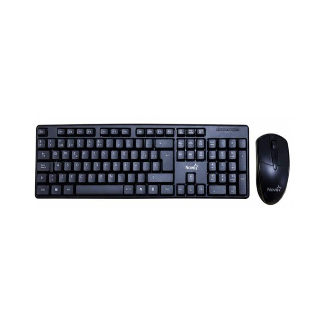 Teclado Y Mouse Nova Kb3782U0001C Alámbrico Usb