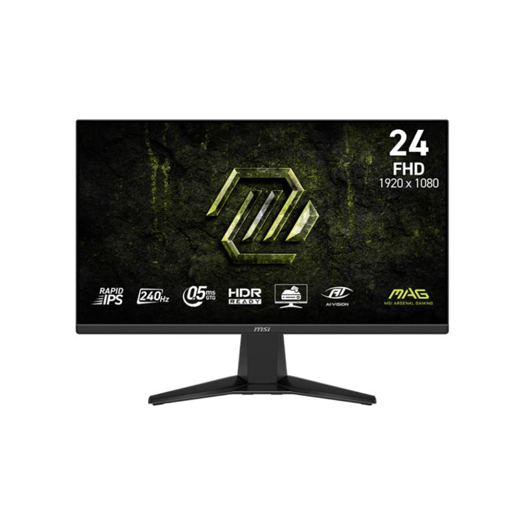 Monitor Gaming Msi Mag 245F X24 23.8&Quot; Plana 1920X1080 240Hz Ips Rápido 9S6-3Bc81M-004 Negro