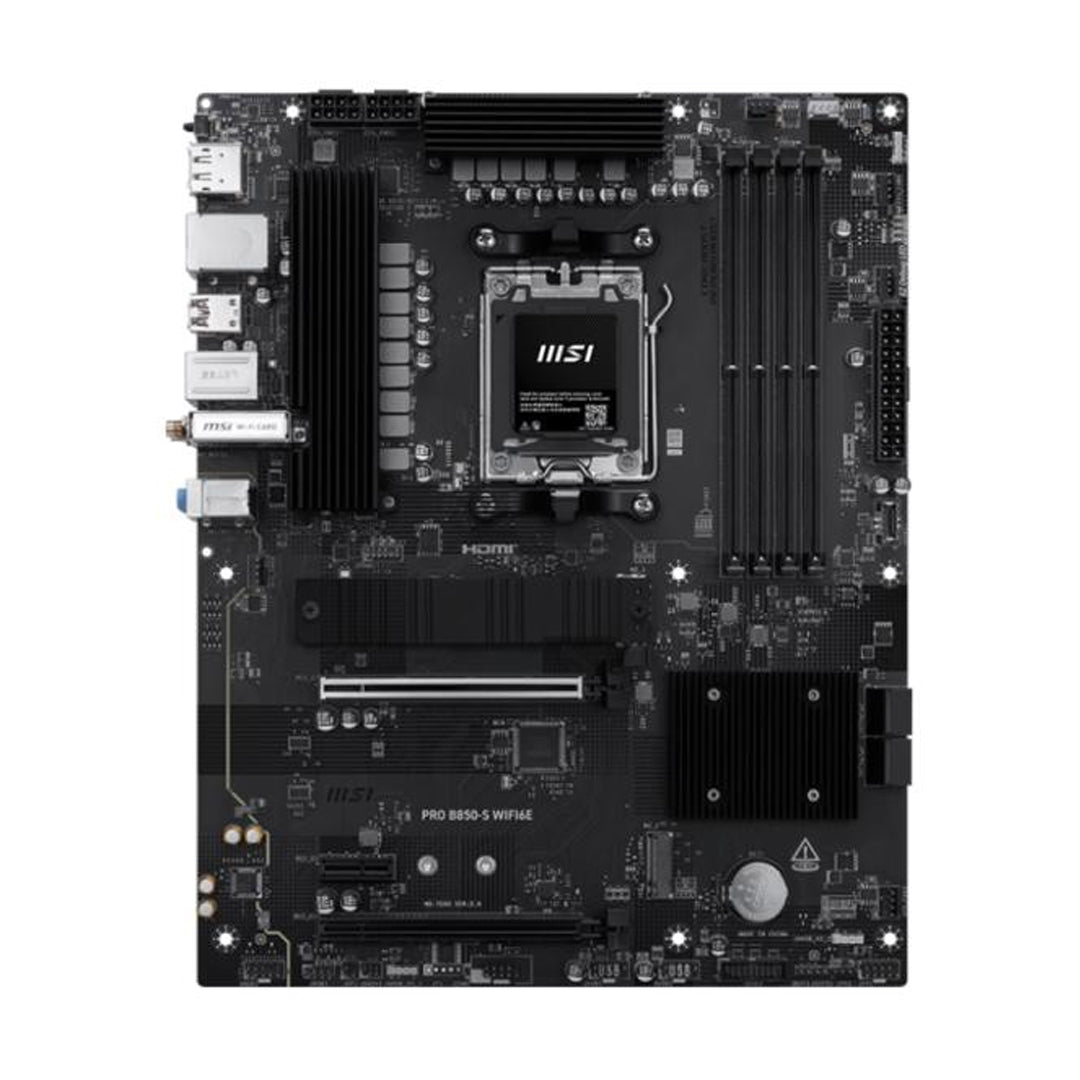Tarjeta Madre Msi Pro B850-S Wifi6E Am5 Atx Ddr5 911-7E80-008 Negro