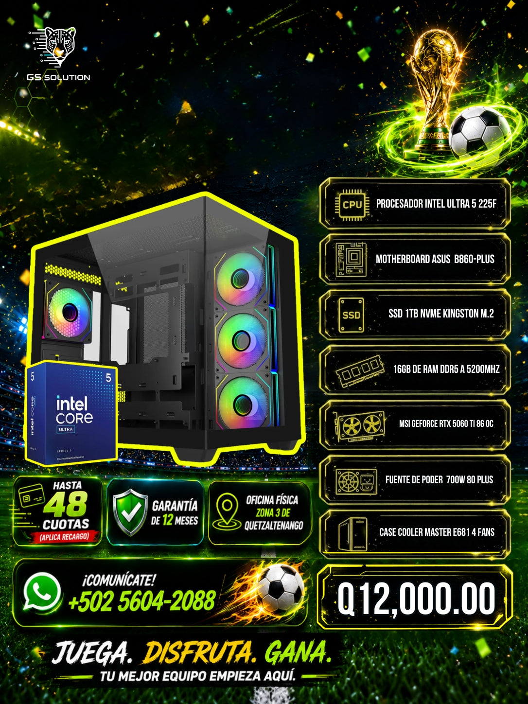 Computadora Gamer ULTRA 5