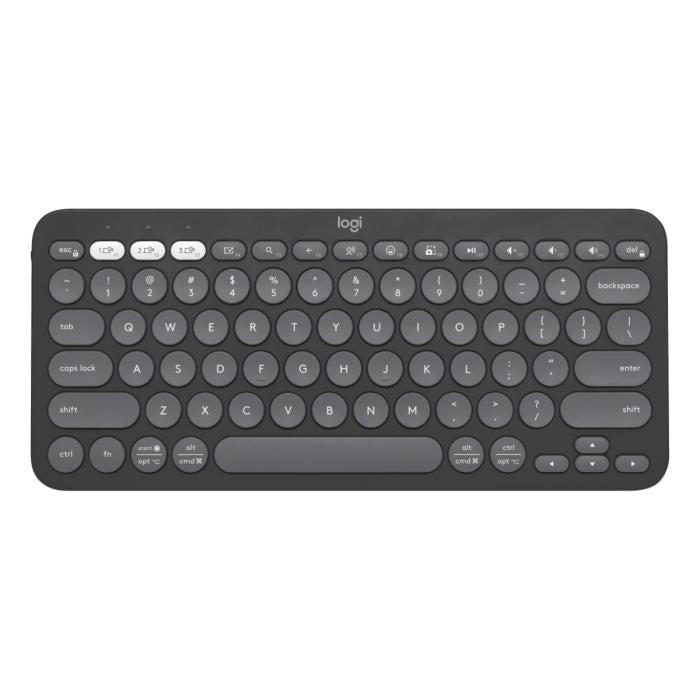 Teclado Inalambrico Logitech Pebble Keys 2 K380S Grafito