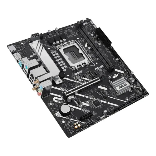 Tarjeta Madre Asus Prime H810M-E Lga1851 Micro Atx Ddr5 90Mb1N20-M0Eay0 Negro/Blanco