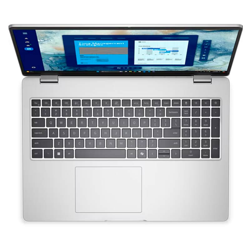 Laptop Dell Pro 16" Core Ultra 7 255U 16 GB RAM 512GB SSD W11 Pro Gris Teclado Español