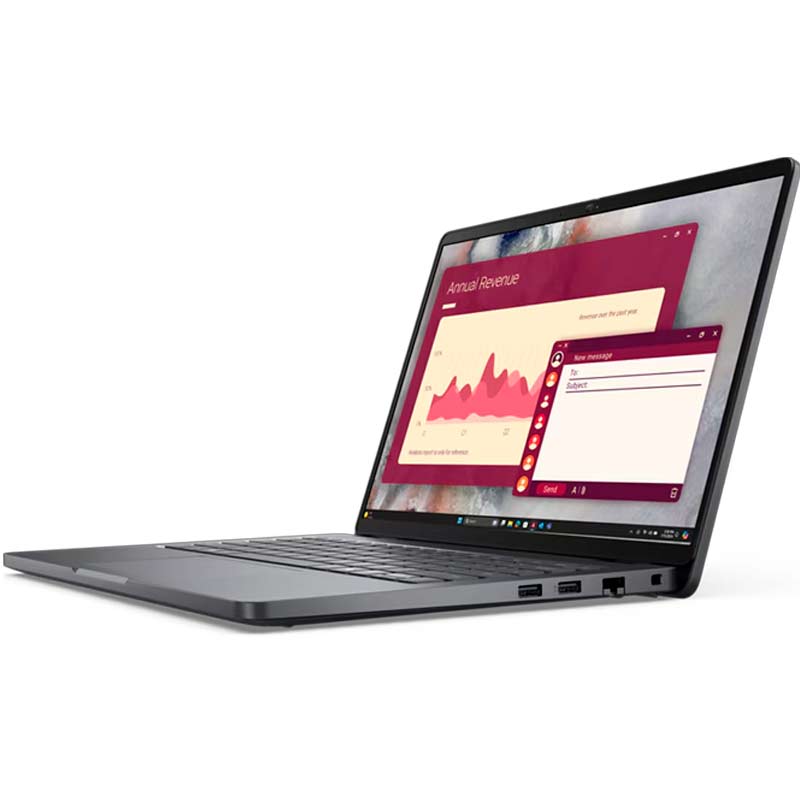 Laptop Dell Pro 14" Core 5 120U 16GB RAM 512GB SSD W11 Pro Negra Teclado Español