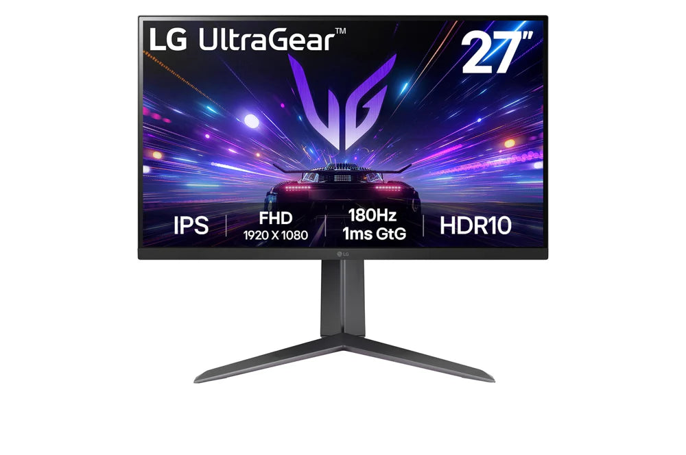 Monitor 27'' Gaming Lg Ultragear Fhd Ips 1920 X1080 180Hz 1Ms Negro 27Gs65F-B