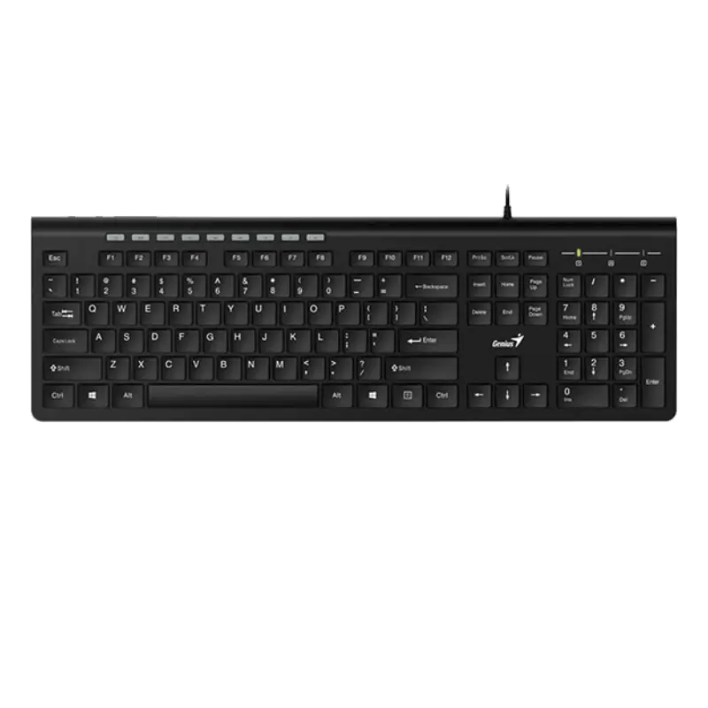 Teclado Genius Slimstar 230Ii Membrana Alámbrico Usb Español 31310048401