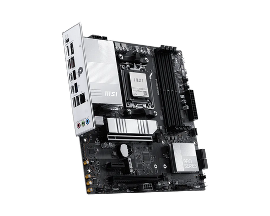 Tarjeta Madre Msi Pro B850M-B Gen4 M5 Matx Ddr5 911-7E87-003 Negro/Blanco