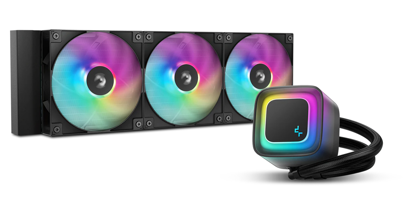Enfriamiento Liquido Rgb Deepcool Le360 V2 Aio 360Mm R-Le360-Bkammc-G-2
