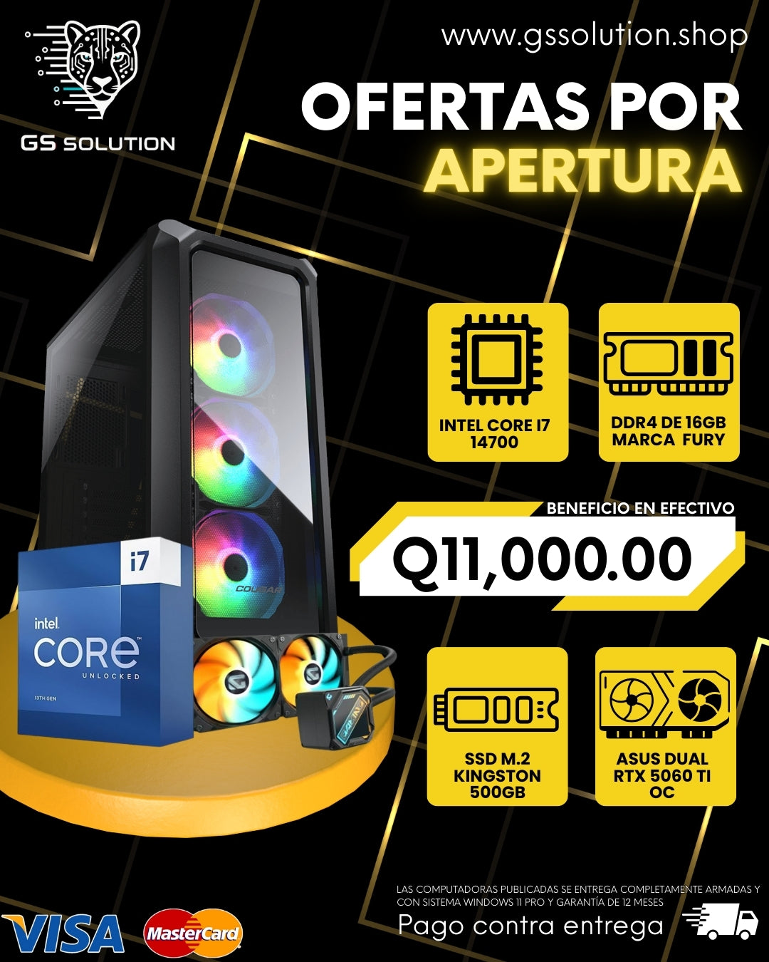 Computadora Gamer i7/5060TI