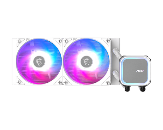 Enfriamiento Líquido Rgb Msi Mag Coreliquid A13 240 White Aio 240Mm
