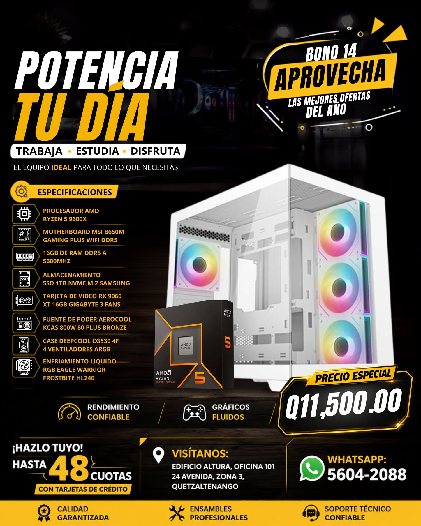 COMPUTADORA GAMA MEDIA ALTA RYZEN 5
