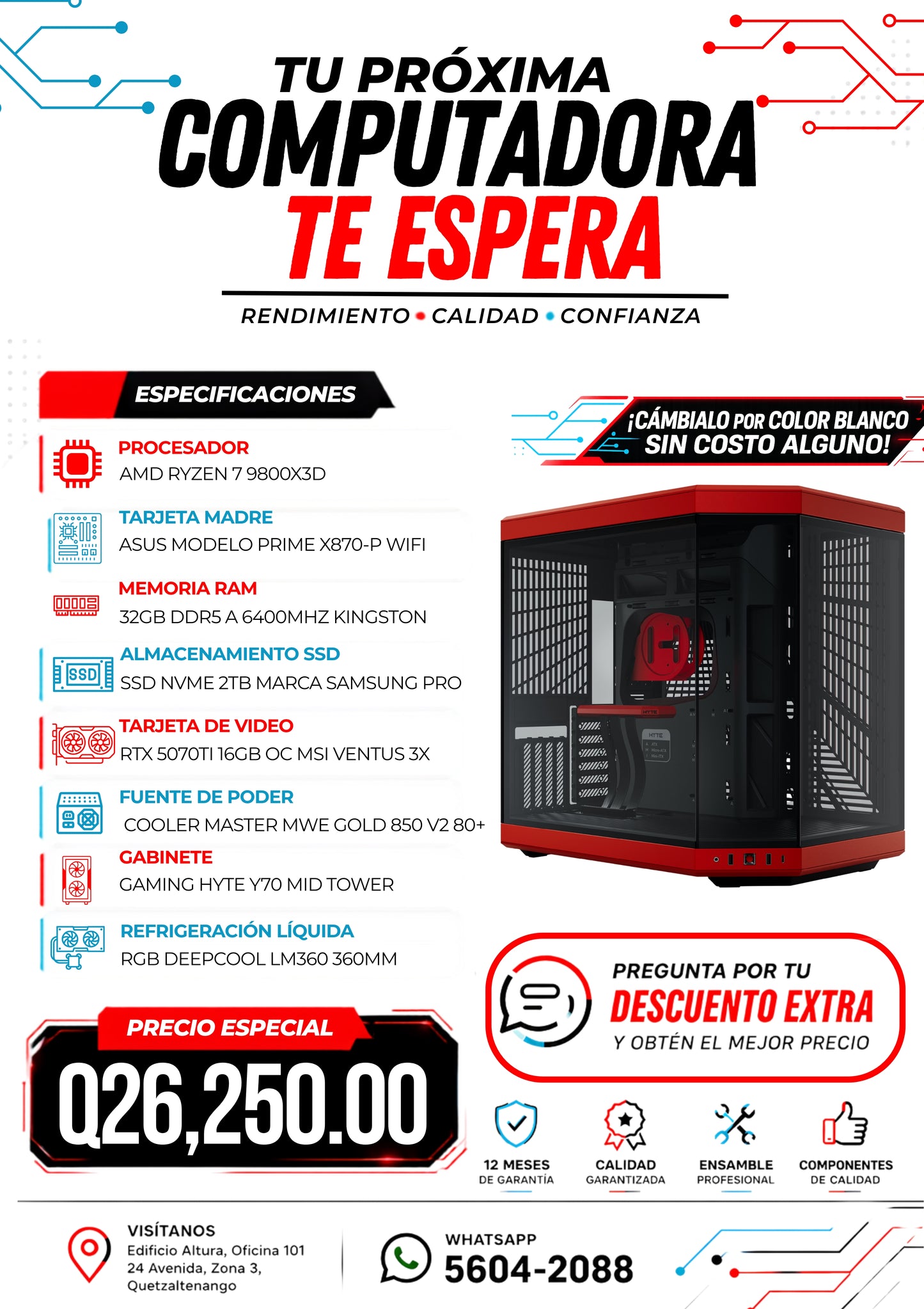 COMPUTADORA DE ULTRA GAMA ALTA 5070TI