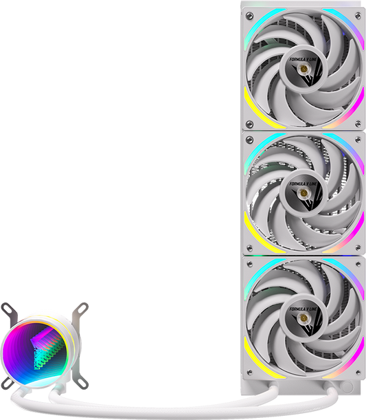 Enfriamiento Liquido Formula V Oasis L360 Argb Wh 360Mm Lga1700/Am5 4711401661405 Blanco