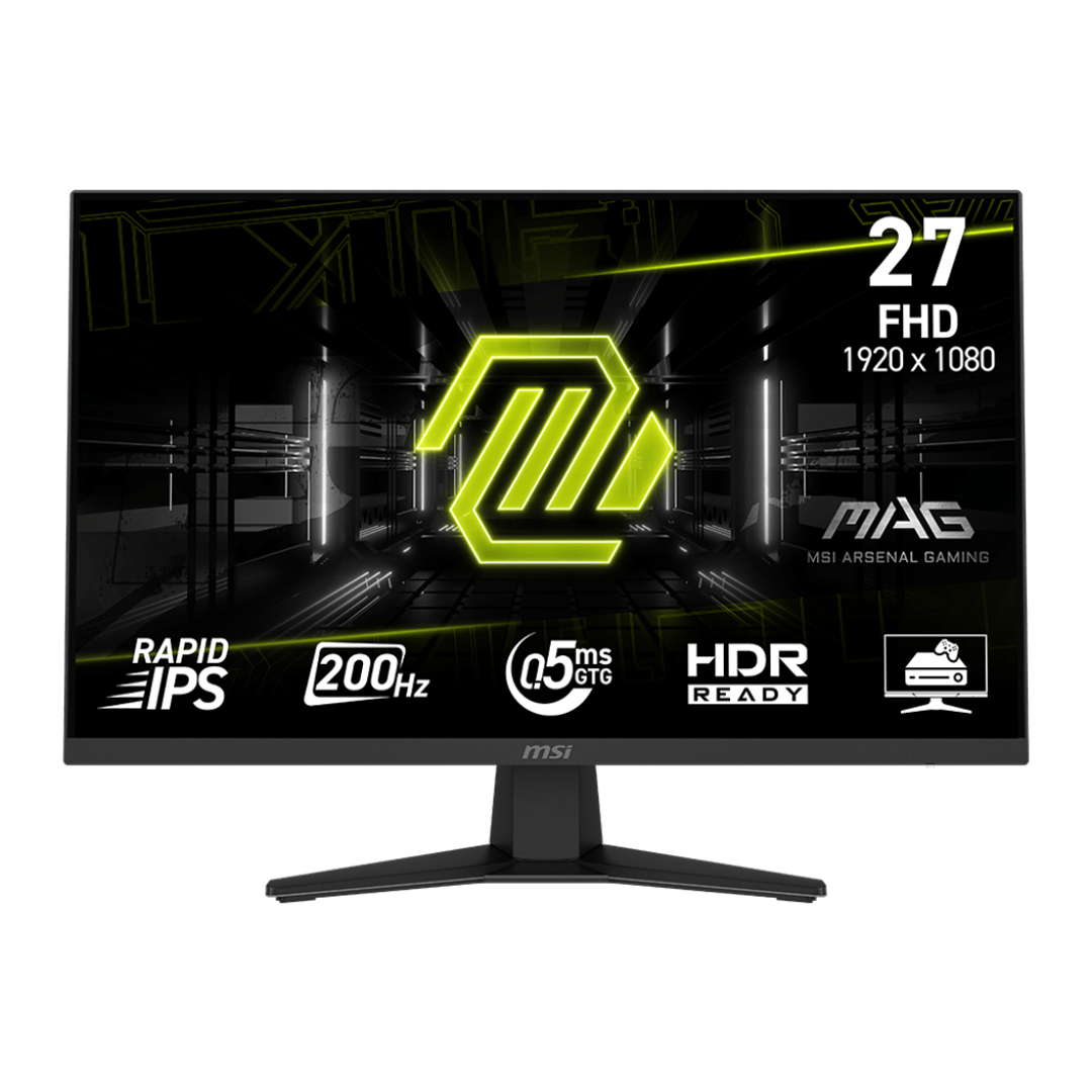 Monitor Gaming Msi Mag 274F 27" Plano 1920 X 1080 200 Hz Anti-Glare Hdmi Y Dp 9S6-3Ce41H-004