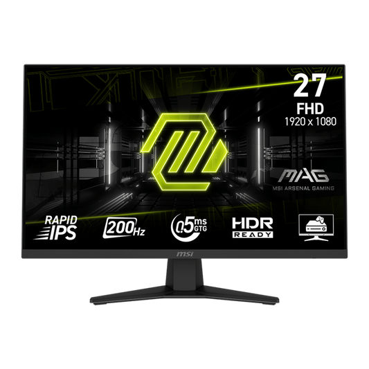 Monitor Gaming Msi Mag 274F 27" Plano 1920 X 1080 200 Hz Anti-Glare Hdmi Y Dp 9S6-3Ce41H-004