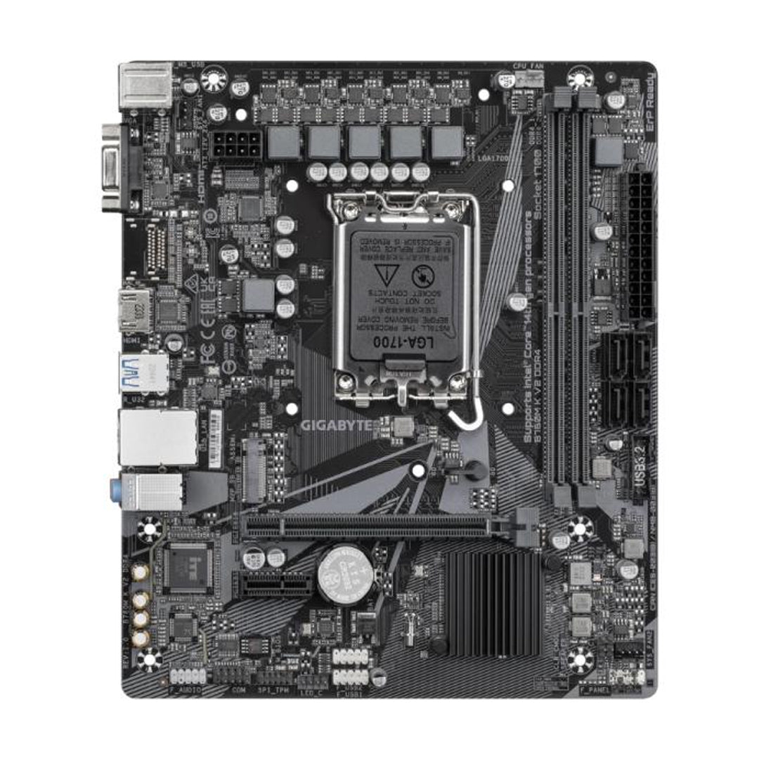 Tarjeta Madre Gigabyte B760M K V2 Ddr4 Lga1700 Micro Atx Negro