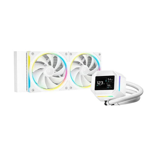 Enfriamiento Liquido Rgb Deepcool Lm240 Wh 240Mm R-Lm240-Whdmmc-1 Blanco