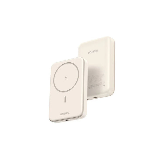 POWER BANK UGREEN PB561 10000MHA INALAMBRICO MAGNETICO USB C BEIGE