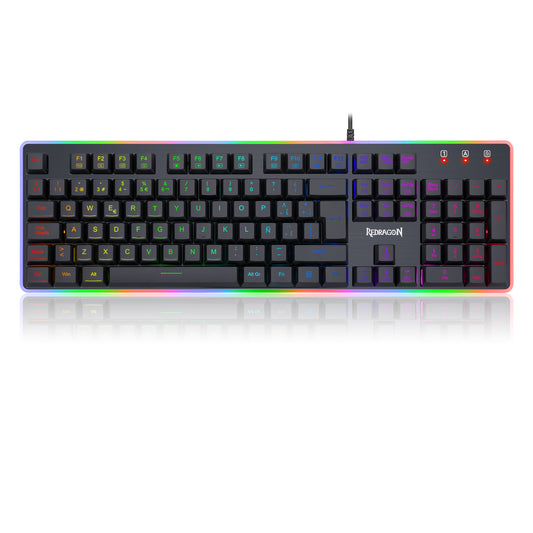 Redragon Teclado Gaming Rgb Redragon Dyaus 2 K509 Membrana Alámbrico Español K509Rgb-Sp