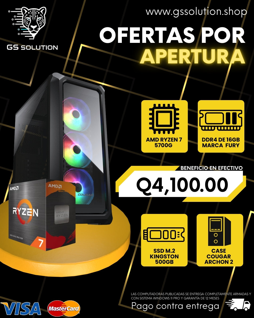 Computadora Gamer Ryzen 7