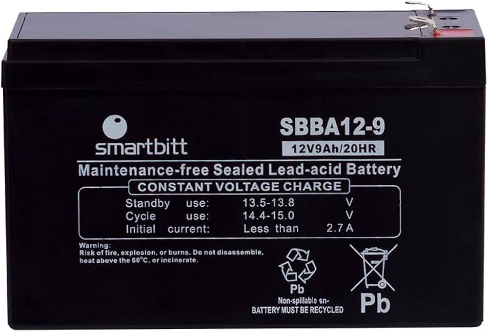 Smartbitt Bateria Smartbitt Para Ups 12V 7Ah Sbbat-12V7Ah