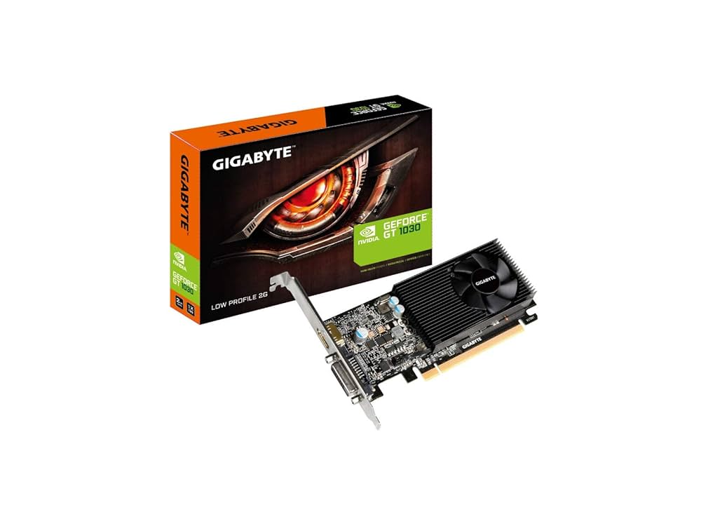 Gigabyte GeForce GT 1030 de perfil bajo D4 de 2 GB