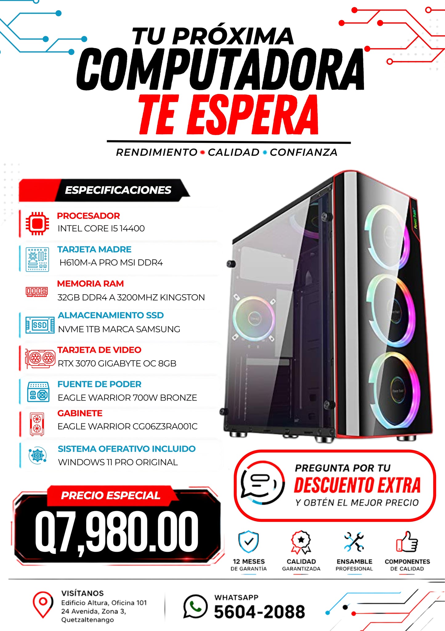COMPUTADORA GAMA MEDIA ALTA I5