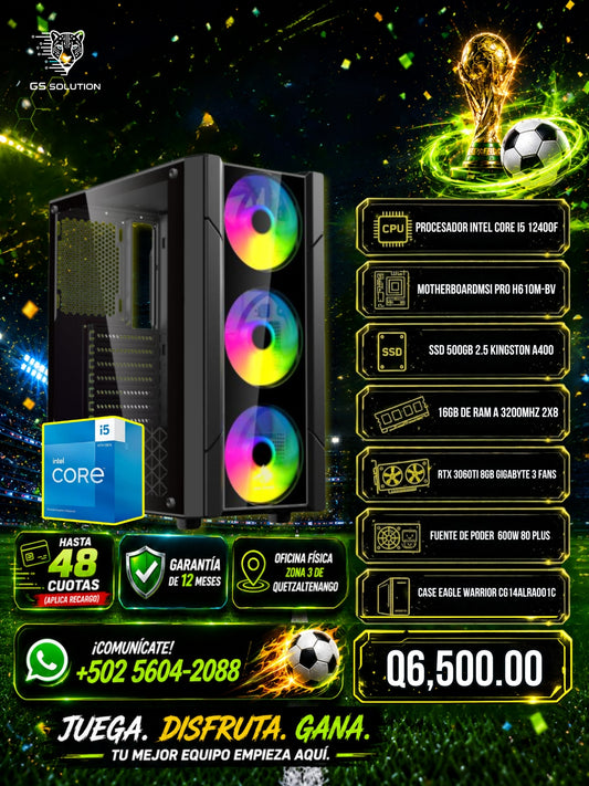 Computadora Intel I5 12th