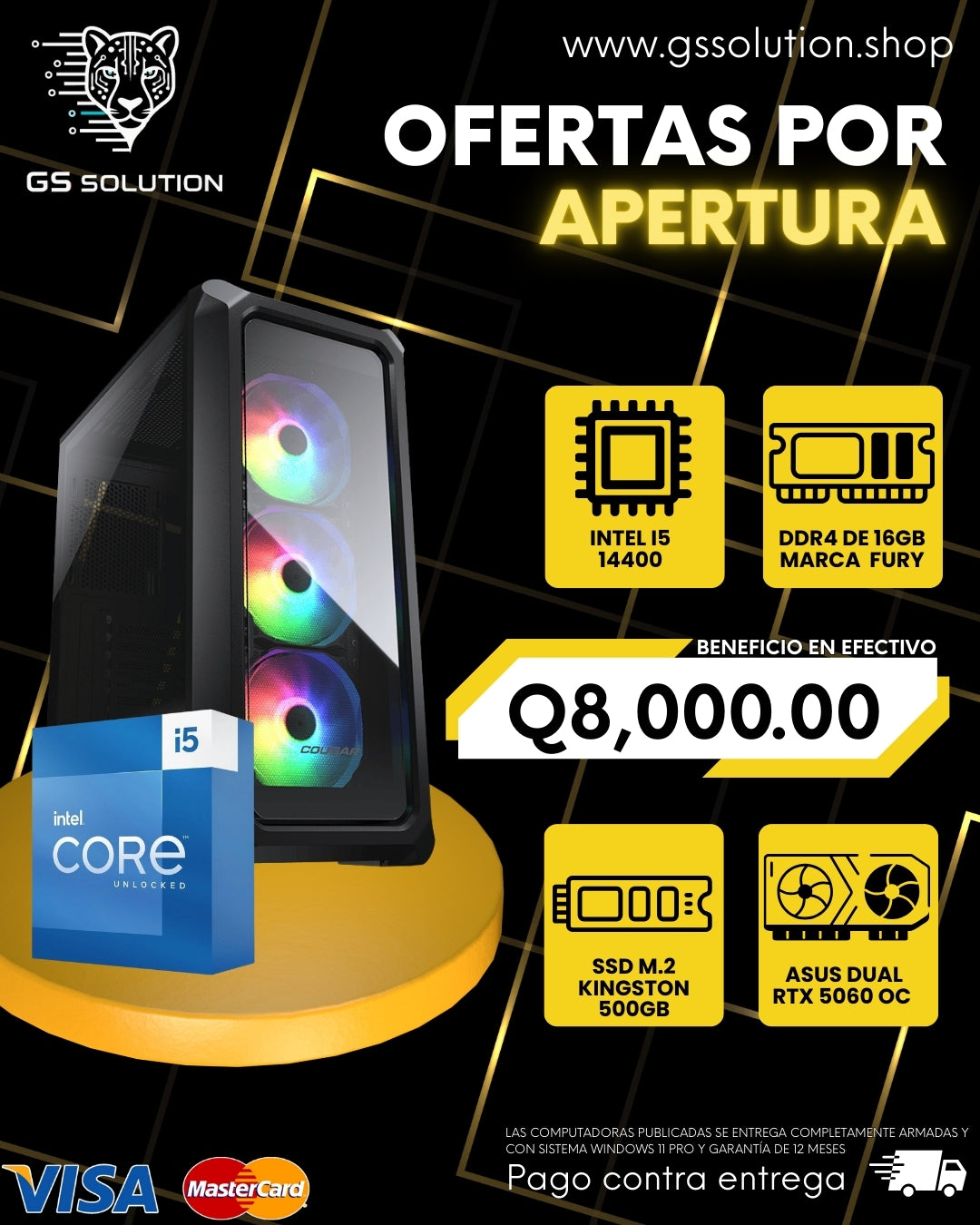 Computadora Gamer i5 14th