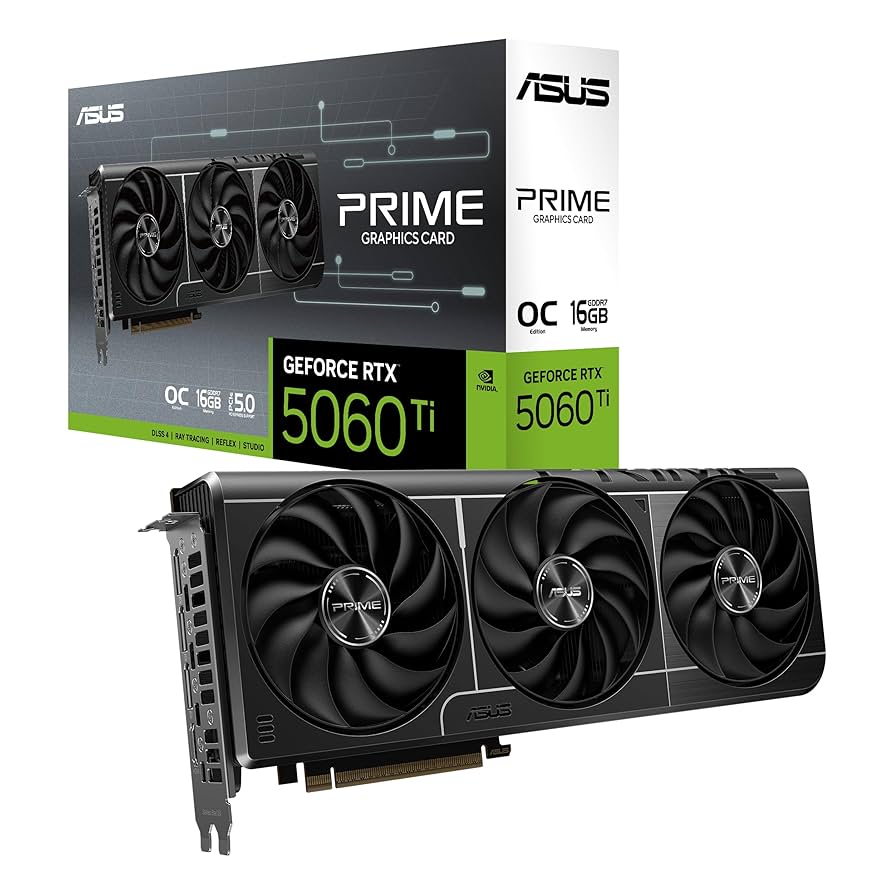 ASUS PRIME RTX 5060 Ti OC Edition VRAM de 16 GB