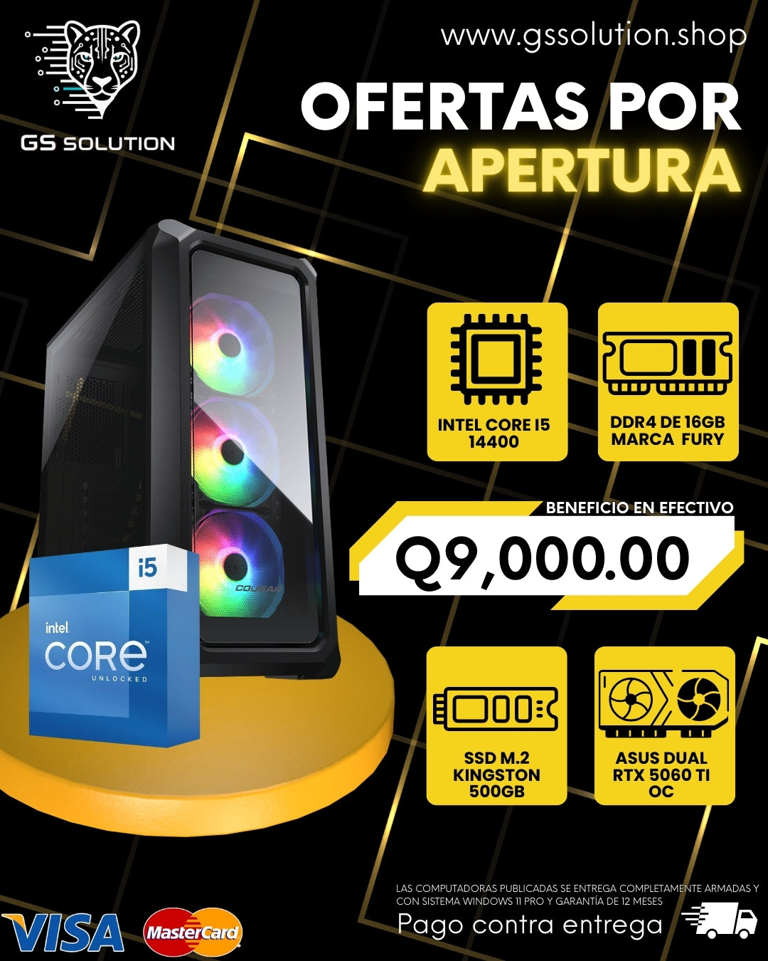 Computadora Gamer i5/5060TI