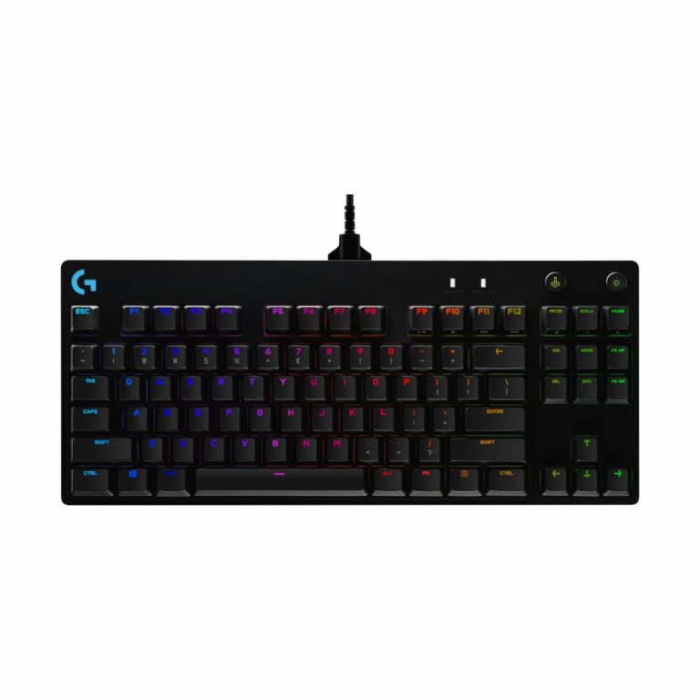 Teclado Logitech Pro Interruptores Mecanicos GX Blue