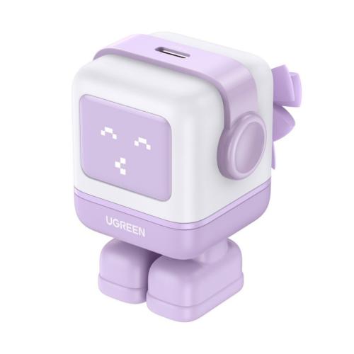 CARGADOR UGREEN DE PARED MORADO 3 CARGA RAPIDA