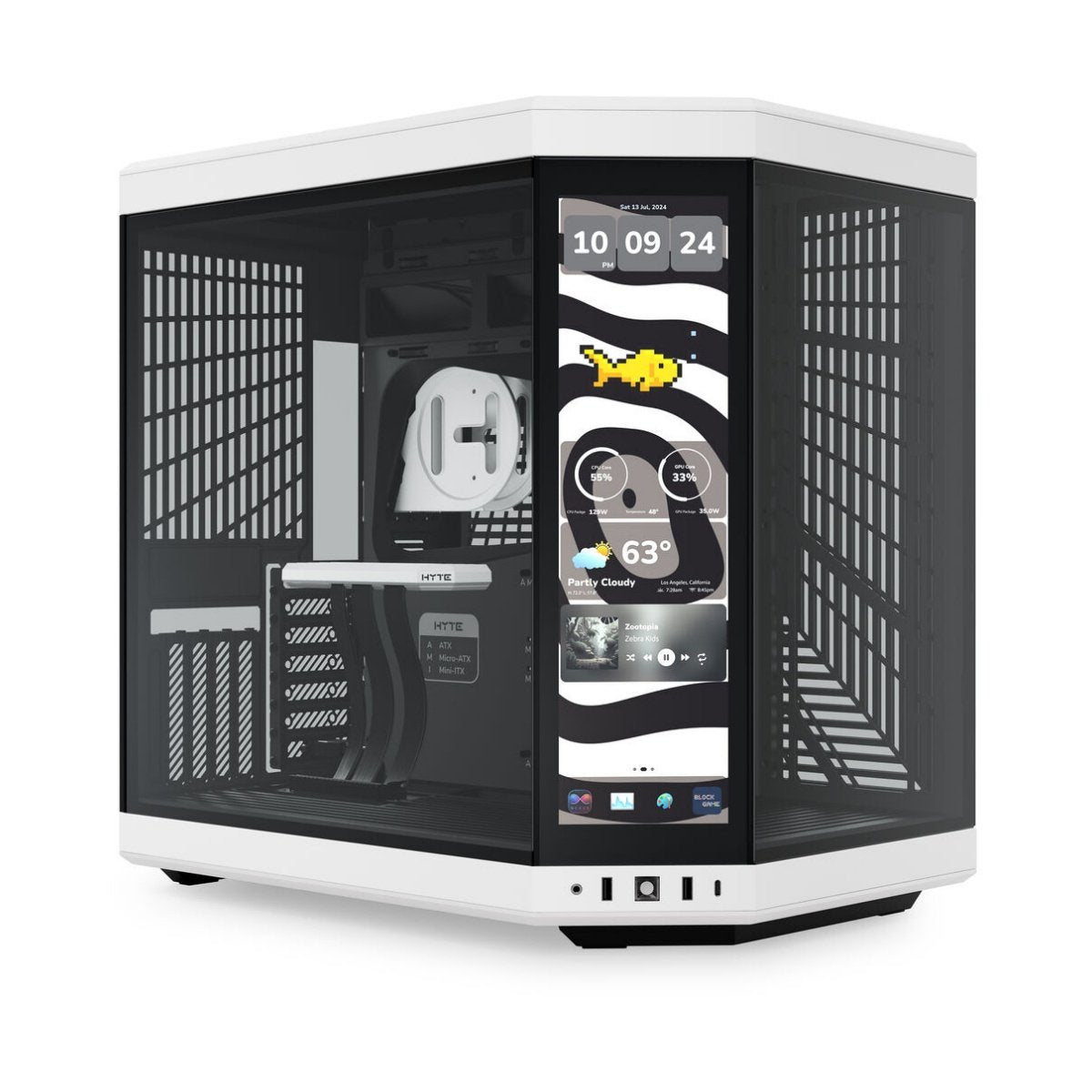 Case Hyte Mid Tower – Diseño Moderno y Excelente Flujo de Aire