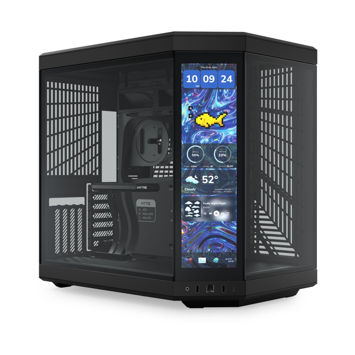Case Hyte Mid Tower – Diseño Moderno y Excelente Flujo de Aire