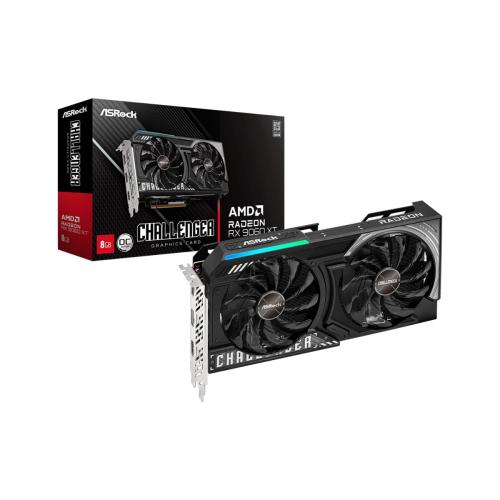 Tarjeta De Video Asrock Amd Radeon Rx 9060 Xt Challenger 8Gb Oc Gddr6 3290 Mhz Vg-9060Xt Cl 8G
