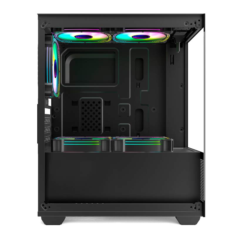 Case Gaming VektorTech SGM-680 Mini Torre Vidrio Templado Micro ATX Negro