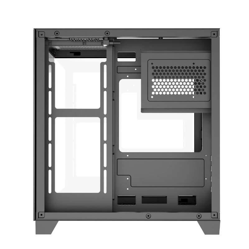 Case Gaming VektorTech QGM-570 Media Torre Vidrio Templado Micro-ATX Negro