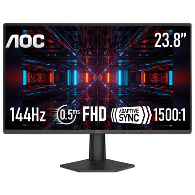 Monitor Aoc 24G50F 23.8Plg Plana Full Hd 1920 X 1080 144 Hz Lcd Hdmi / Displayport Negro