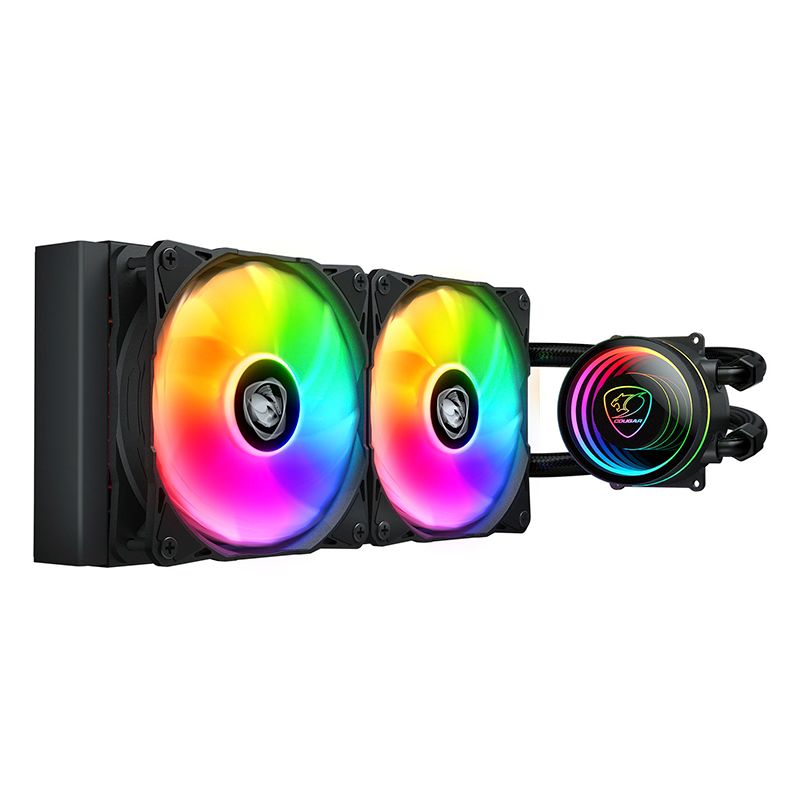 Enfriador Líquido 240mm Cougar Poseidon Elite ARGB Negro
