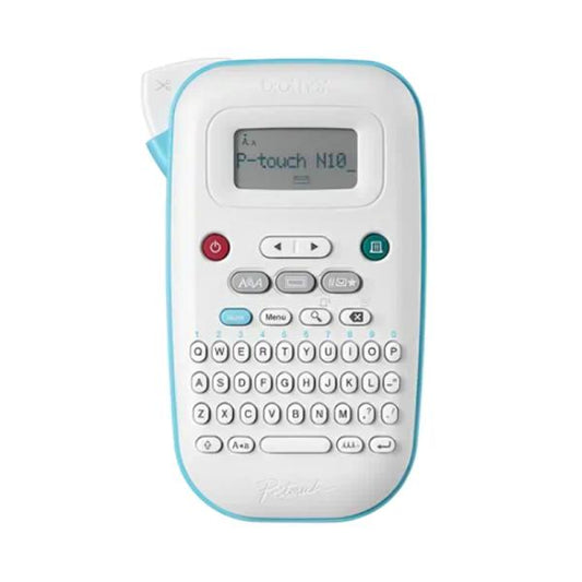 Impresora De Etiqueta Brother Ptn10 Portátil Compatible Con P-Touch Btag 12Mm Y Con Teclado Qwerty