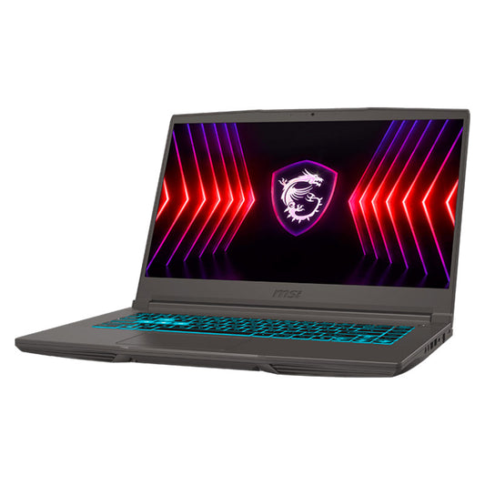 Laptop MSI Thin 15 A15 15.6" Ryzen 9 8945HS 16GB RAM 1TB SSD RTX 4060 8GB W11 Home Gris Teclado Inglés