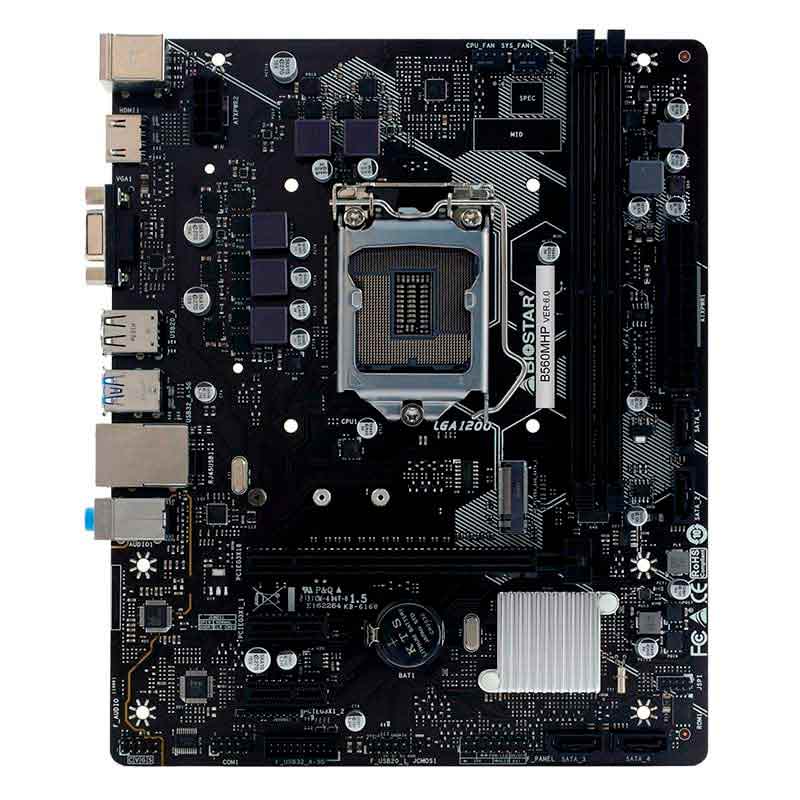 Motherboard Biostar B560MHP 2.0 Socket LGA1200 10th y 11th Gen 2xDDR4 Micro ATX