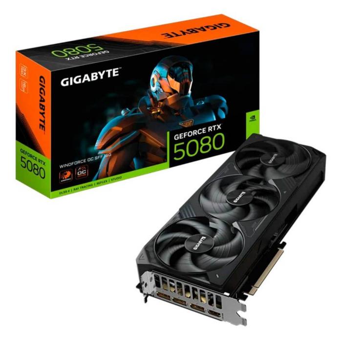 Gigabyte GeForce RTX 5080 Windforce OC SFF de 16 GB