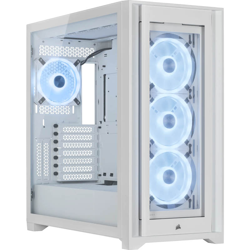Case CORSAIR Modelo iCUE 5000X RGB QL White