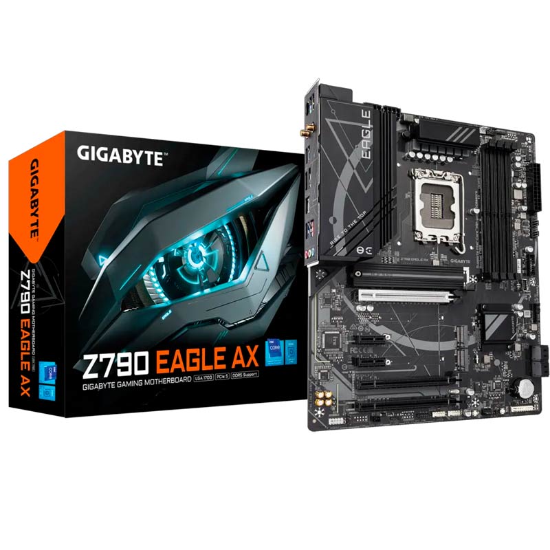 Motherboard Gigabyte Z790 Eagle AX Socket LGA1700 12th, 13th y 14th Gen 4xDDR5 ATX