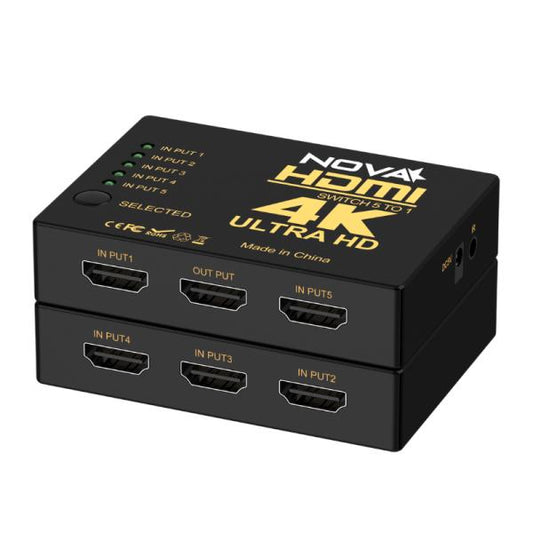 SWITCH NOVA FAA39214001C 5 PUERTOS HDMI 4K